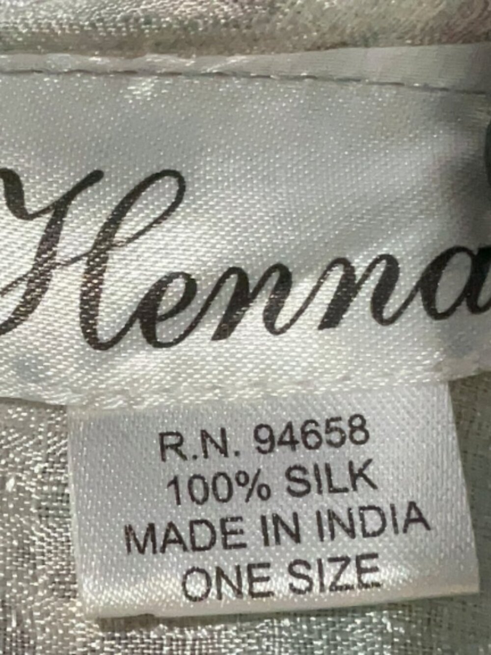 Henna 100% Silk Wrap Skirt - Multi-Colored - One Size - Picture 7 of 7